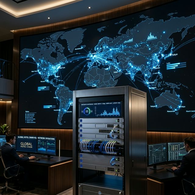 Gestión Centralizada para Cadenas Hoteleras: SD-WAN y Site-to-Site VPN