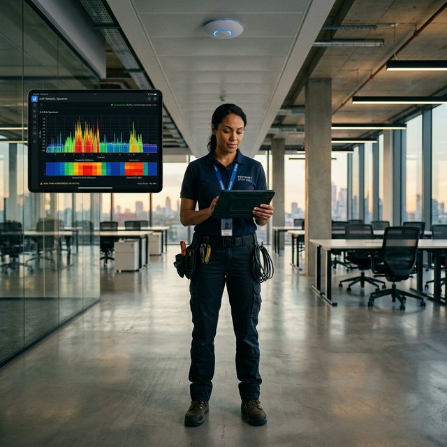 Análisis de Espectro RF: Cazando los Fantasmas que Destruyen su WiFi