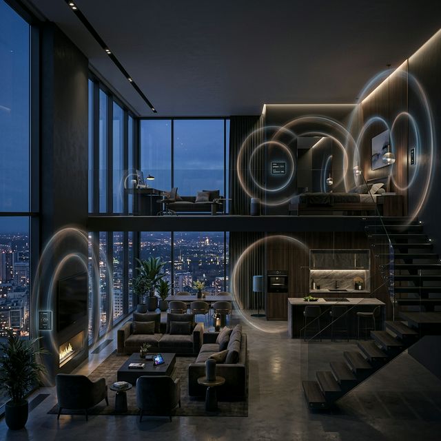 Penthouse de Lujo: Red Invisible de 10 Gbps con Domótica Integrada en 800 m²